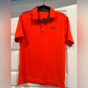 Under Armour Men's Vibrant Orange Polo